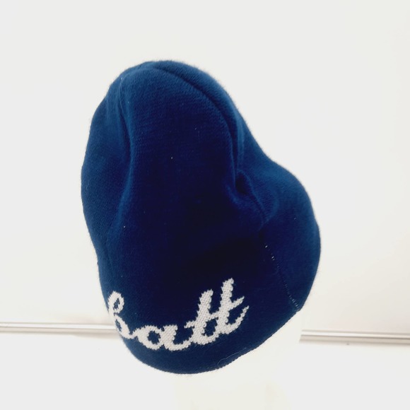 NOS VTG Lablatt Buffalo Sabers HOCKEY Blue knit Beanie Hat w/Sabers Logo Patch - Picture 3 of 6